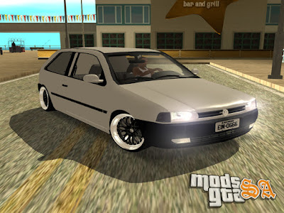 Vw Gol Bola Rebaixado com Muito Som para GTA San Andreas